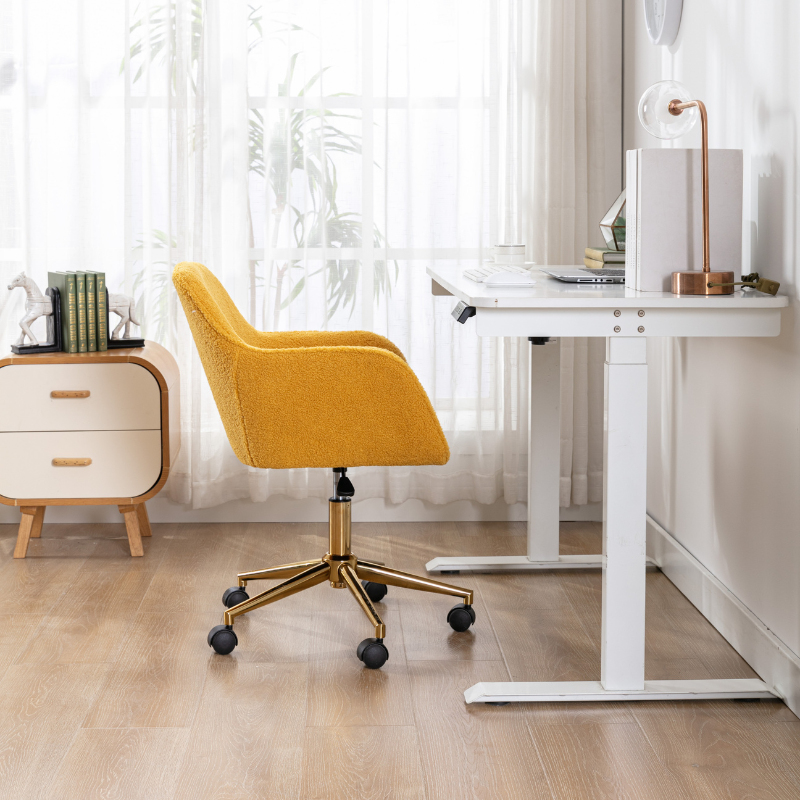 Teddy Fleece Office Chair