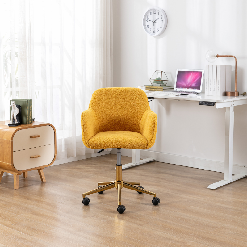 Teddy Fleece Office Chair