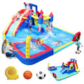 10-in-1 Inflatable Bounce House Water Park – Giant Backyard Castle