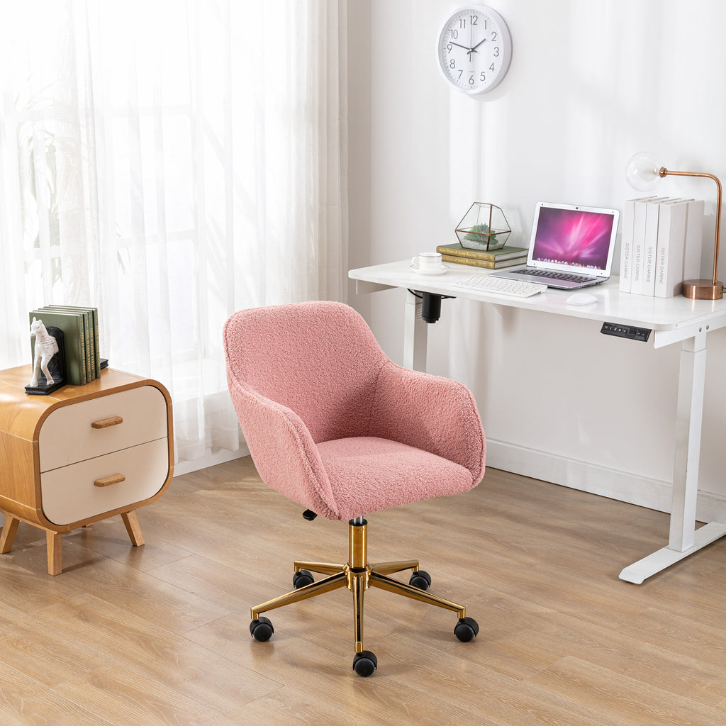 Teddy Fleece Office Chair