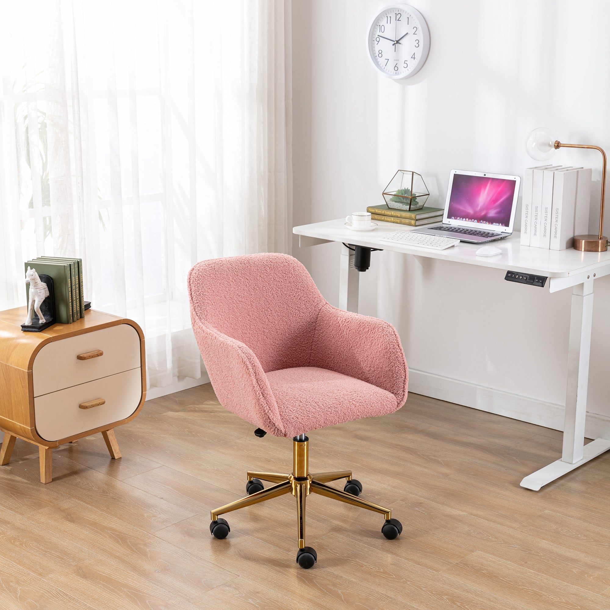 Teddy Fleece Office Chair