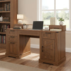 Elevated Monitor Stand Office Desk with In-Built Power Station BR